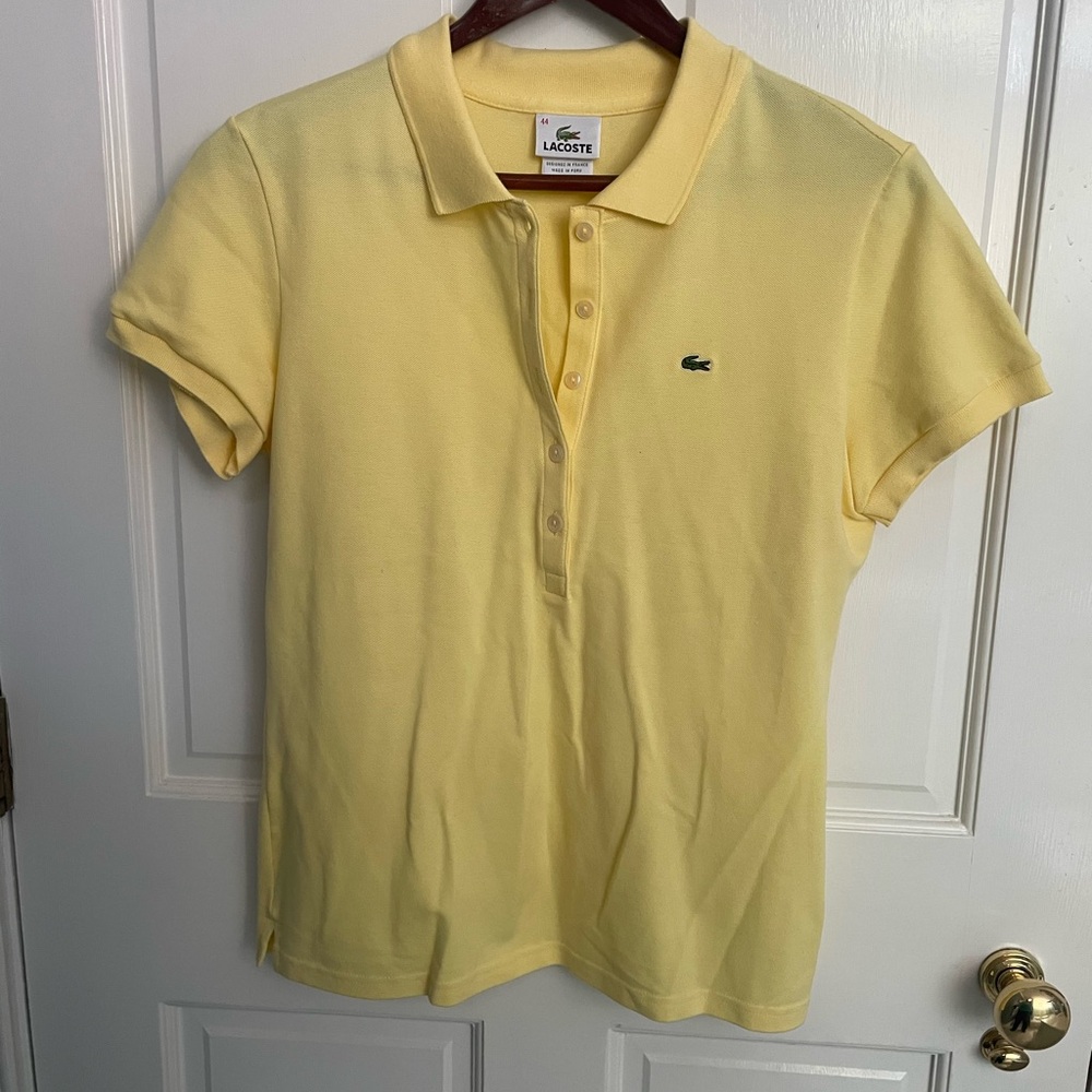 Lacoste Soft Yellow Polo